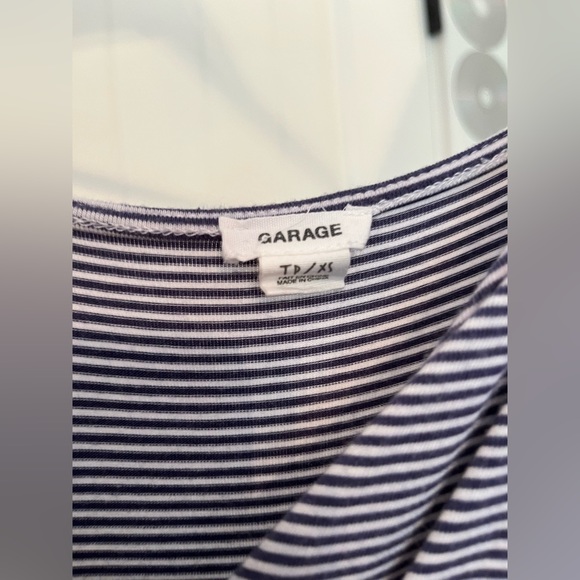 Blue and White Flowy Romper - Picture 2 of 2